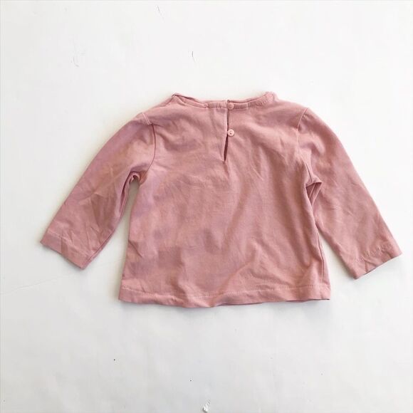 Zara pink long sleeve top VGUC 3-6 months - Picture 4 of 4